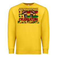 Lemon juneteenth celebrating black freedom Premium Sweatshirt - CowGirlArtShop