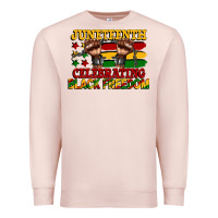 Pale Pink juneteenth celebrating black freedom Premium Sweatshirt - CowGirlArtShop