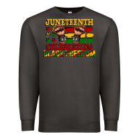 Smoke juneteenth celebrating black freedom Premium Sweatshirt - CowGirlArtShop