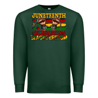 Sports Green juneteenth celebrating black freedom Premium Sweatshirt - CowGirlArtShop