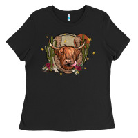 Black cow Ladies Tee - JahusDesignShop
