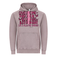 Vintage Zinc overcome through courage strength  malia Vintage Hoodie - MaliasSmallBusiness