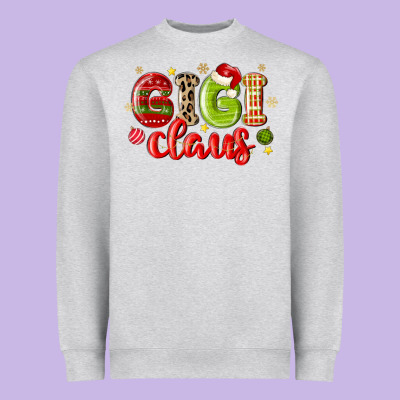 Gigi Claus Heavyweight Sweatshirt Designed By Maliassmallbusiness