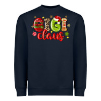 Navy gigi claus Heavyweight Sweatshirt - MaliasSmallBusiness