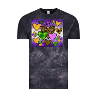 Cloud Black mardi gras Vintage Tee - JahusDesignShop