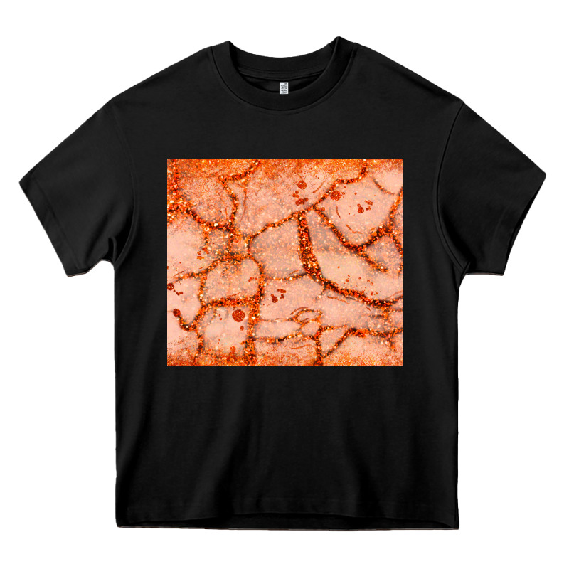 Orange Glitter Heavy Core Tee by JahusDesignShop | Teevron