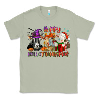 Matcha Happy Hallothanksmas goats Classic Tee - NancyCooperArtShop
