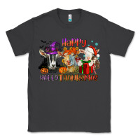 Smoke Happy Hallothanksmas goats Classic Tee - NancyCooperArtShop