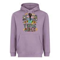Lavender mom of twin girls mother's day Heavyweight Hoodie - CowGirlArtShop