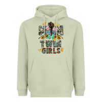 Matcha mom of twin girls mother's day Heavyweight Hoodie - CowGirlArtShop