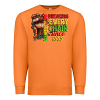 Carrot juneteenth breaking every chain since 1865 Premium Sweatshirt - CowGirlArtShop
