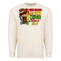 Sandshell juneteenth breaking every chain since 1865 Premium Sweatshirt - CowGirlArtShop