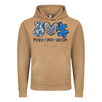 Vintage Camel peace love autism Vintage Hoodie - MaliasSmallBusiness