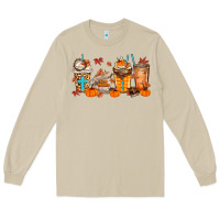 Mushroom give thanks coffee cups Long Sleeve Tee - MaliasSmallBusiness