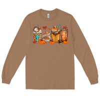 Toasted Coconut give thanks coffee cups Long Sleeve Tee - MaliasSmallBusiness