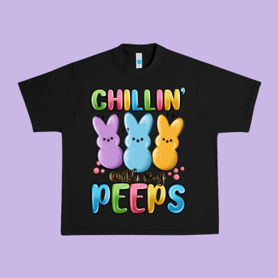 Chillin' With My Peeps Urban Heavy Tee Designed By Maliassmallbusiness