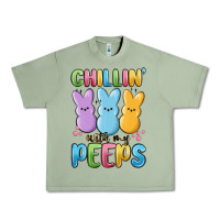 Oil Green chillin' with my peeps Urban Heavy Tee - MaliasSmallBusiness