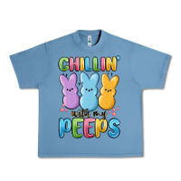 Pebble Blue chillin' with my peeps Urban Heavy Tee - MaliasSmallBusiness