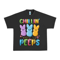 Pigment Black chillin' with my peeps Urban Heavy Tee - MaliasSmallBusiness