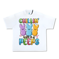 White chillin' with my peeps Urban Heavy Tee - MaliasSmallBusiness