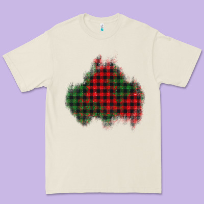 Christmas Glitter Patch Premium Tee Designed By Adodesignshop