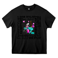 Black hair stylist elementary Heavy Core Tee - AdoDesignShop