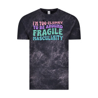 Cloud Black i'm too clumsy to be around fragile masculinity Vintage Tee - MaliasSmallBusiness