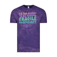 Cloud Purple i'm too clumsy to be around fragile masculinity Vintage Tee - MaliasSmallBusiness