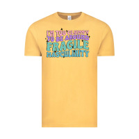 Vintage Mustard i'm too clumsy to be around fragile masculinity Vintage Tee - MaliasSmallBusiness