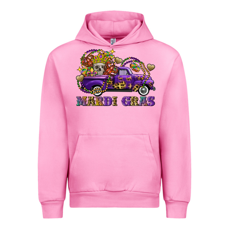 Mardi Gras Skull Truck Urban Hoodie by FaDigitalArtStudio | Teevron