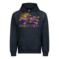 Navy mardi gras skull truck Urban Hoodie - FaDigitalArtStudio