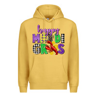 Antique Gold happy mardi gras Premium Hoodie - CowGirlArtShop
