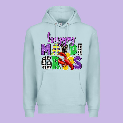 Happy Mardi Gras Premium Hoodie Designed By Cowgirlartshop