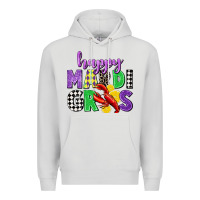 Dove Grey happy mardi gras Premium Hoodie - CowGirlArtShop
