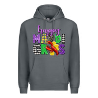 Rock happy mardi gras Premium Hoodie - CowGirlArtShop
