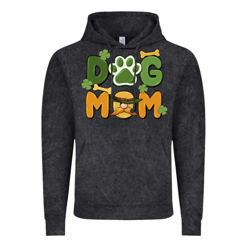 St. Patricks Day Dog Mom Vintage Hoodie by MaliasSmallBusiness | Teevron
