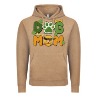 Vintage Coffee st. patricks day dog mom Vintage Hoodie - MaliasSmallBusiness