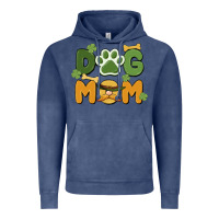Vintage Denim st. patricks day dog mom Vintage Hoodie - MaliasSmallBusiness