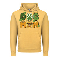 Vintage Mustard st. patricks day dog mom Vintage Hoodie - MaliasSmallBusiness