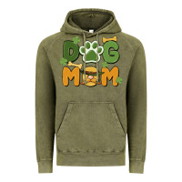Vintage Olive st. patricks day dog mom Vintage Hoodie - MaliasSmallBusiness