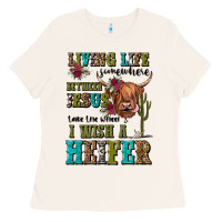 Bone living life somewhere between jesus take the wheel Ladies Tee - JahusDesignShop
