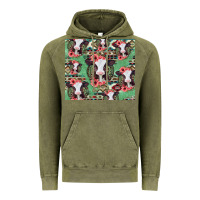 Vintage Olive baby cow floral aztec tumbler Vintage Hoodie - Jasminsmagicworld