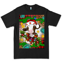 Black christmas cow air freshener Premium Tee - Artiststas