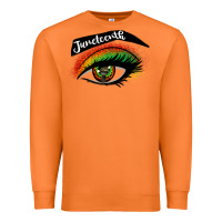Carrot juneteenth eyelash cowgirl Premium Sweatshirt - CowGirlArtShop
