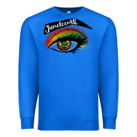 True Royal juneteenth eyelash cowgirl Premium Sweatshirt - CowGirlArtShop