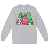 Moon Dust Unicorn Christmas trees Long Sleeve Tee - NancyCooperArtShop