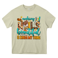 Mossy making nails beautiful is kinda my thing Heavy Core Tee - AdoDesignShop