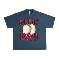 Midnight Navy game day baseball Urban Heavy Tee - MaliasSmallBusiness