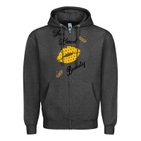 Charcoal Heather Sun Kissed Beauty Zipper Hoodie - Bettercallsaul