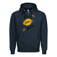 Navy Sun Kissed Beauty Zipper Hoodie - Bettercallsaul